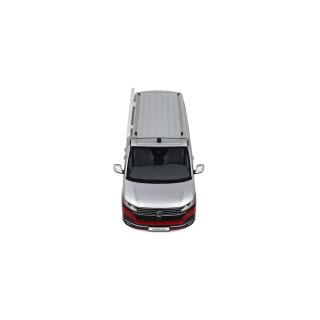 VW VOLKSWAGEN T6.1 CALIFORNIA OCEAN FORTANA RED / REFLEX SILVER 2021 \"Otto Pro\" OttO mobile 1:18 Resinemodell (Türen, Motorhaube... nicht zu öffnen!)